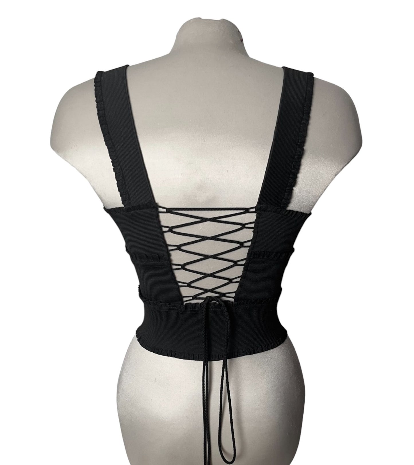 #1007 - INFINITY Bustier With Shoelaces